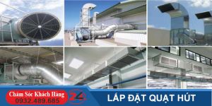 Báo giá lắp quạt thông gió, quạt hút tại TPHCM【Ưu đãi 20%】