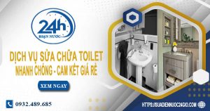 Dịch vụ sửa chữa toilet ở tại TPHCM