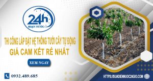 Báo giá thi công lắp đặt hệ thống tưới cây tự động tại Nhà Bè