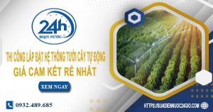 Báo giá thi công lắp đặt hệ thống tưới cây tự động tại Phú Nhuận
