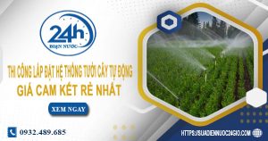 Báo giá thi công lắp đặt hệ thống tưới cây tự động tại quận 6