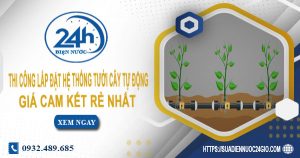 Báo giá thi công lắp đặt hệ thống tưới cây tự động tại quận 7