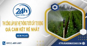 Báo giá thi công lắp đặt hệ thống tưới cây tự động tại quận 8