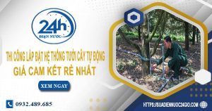 Báo giá thi công lắp đặt hệ thống tưới cây tự động tại Tây Ninh