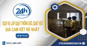 Giá lắp quạt thông gió, quạt hút tại Bình Chánh 【Ưu đãi 20%】