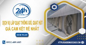 Giá lắp quạt thông gió, Quạt hút tại Bình Tân – 【Ưu Đãi 20%】