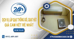 Giá lắp quạt thông gió, quạt hút tại Bình Thạnh 【Ưu đãi 20%】