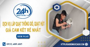 Báo giá lắp quạt thông gió, quạt hút tại Quận 7【Ưu Đãi 20%】
