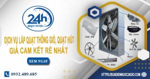 Báo giá lắp quạt thông gió, quạt hút tại Quận 8【Ưu Đãi 20%】
