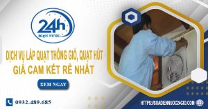 Báo giá lắp quạt thông gió, quạt hút tại Quận 9【Ưu Đãi 20%】