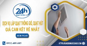 Giá lắp quạt thông gió, Quạt hút tại Tân Bình – 【Ưu Đãi 20%】
