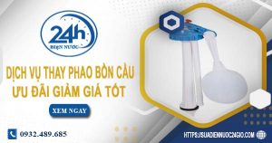Báo giá dịch vụ thay phao bồn cầu tại Tân Phú【Ưu đãi 10%】