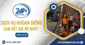 Báo giá chi phí khoan giếng tại Quận 8【Cam kết giá rẻ nhất】
