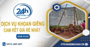 Báo giá chi phí khoan giếng tại Tân Bình -【Cam Kết Giá Rẻ】