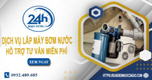 Chi phí dịch vụ lắp máy bơm nước tại Củ Chi -【Chỉ từ 199K】